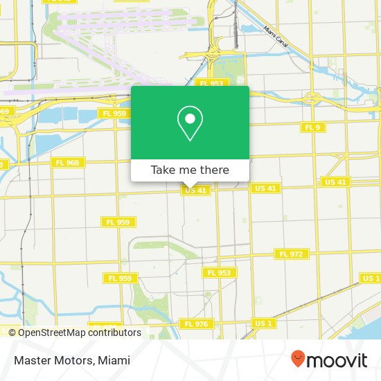 Master Motors map