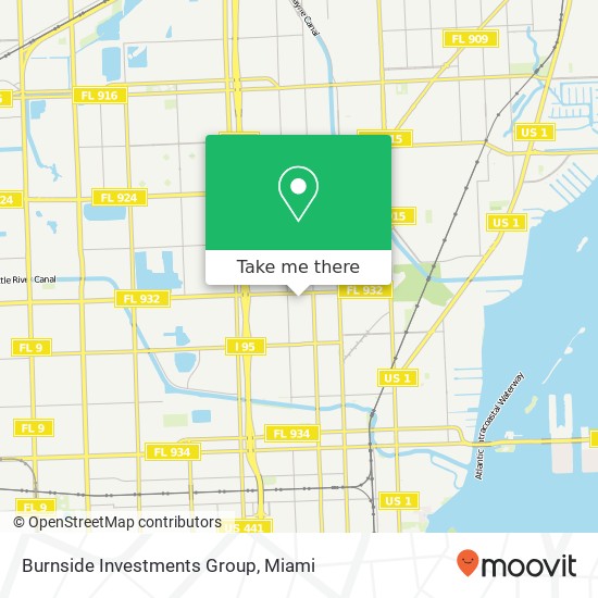 Burnside Investments Group map