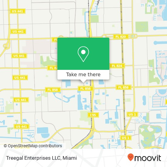 Mapa de Treegal Enterprises LLC