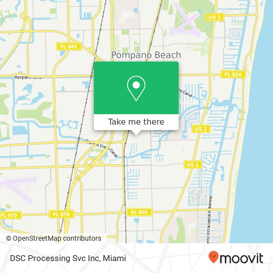 DSC Processing Svc Inc map