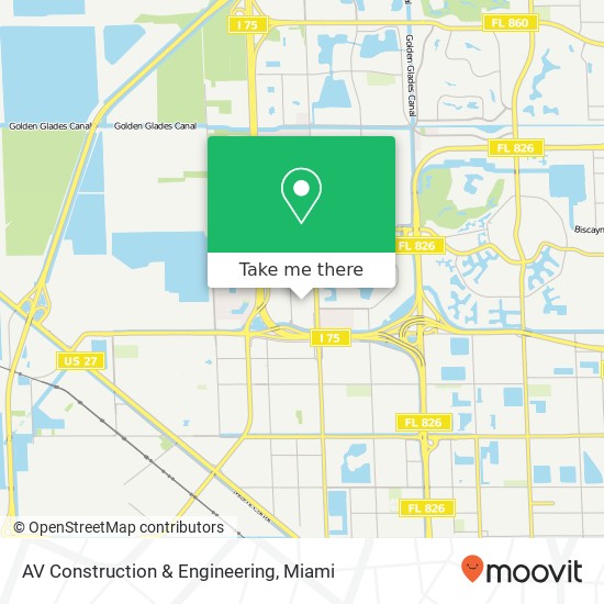 AV Construction & Engineering map