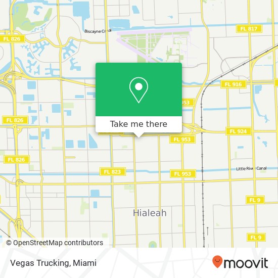 Mapa de Vegas Trucking
