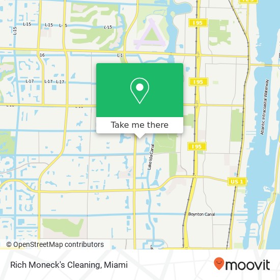 Rich Moneck's Cleaning map