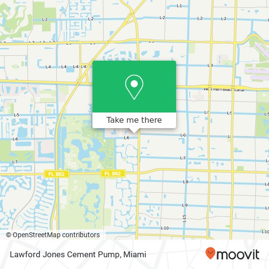 Mapa de Lawford Jones Cement Pump