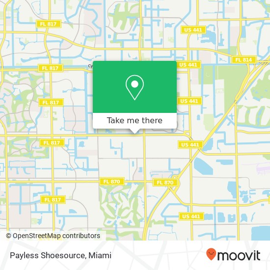 Mapa de Payless Shoesource