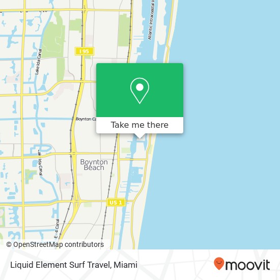 Liquid Element Surf Travel map