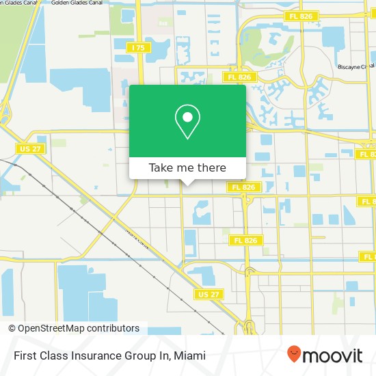 First Class Insurance Group In map
