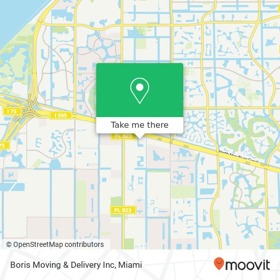 Mapa de Boris Moving & Delivery Inc