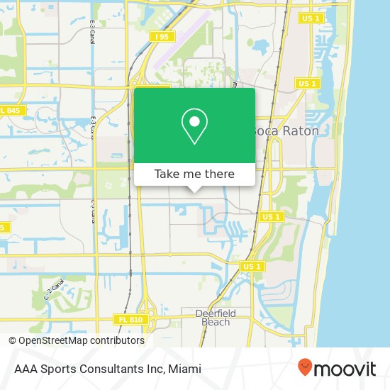 AAA Sports Consultants Inc map