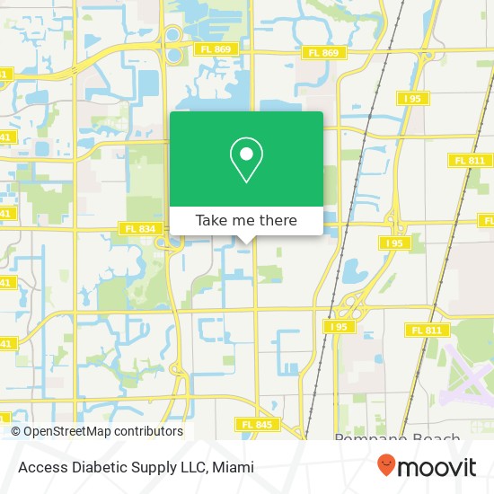 Mapa de Access Diabetic Supply LLC