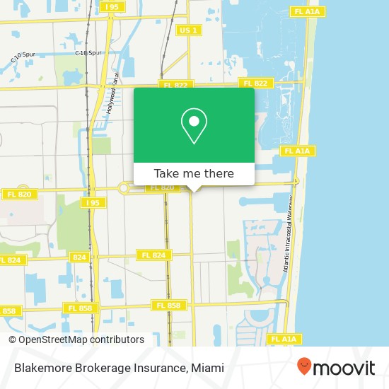 Blakemore Brokerage Insurance map