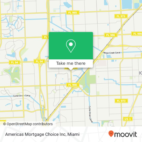 Mapa de Americas Mortgage Choice Inc