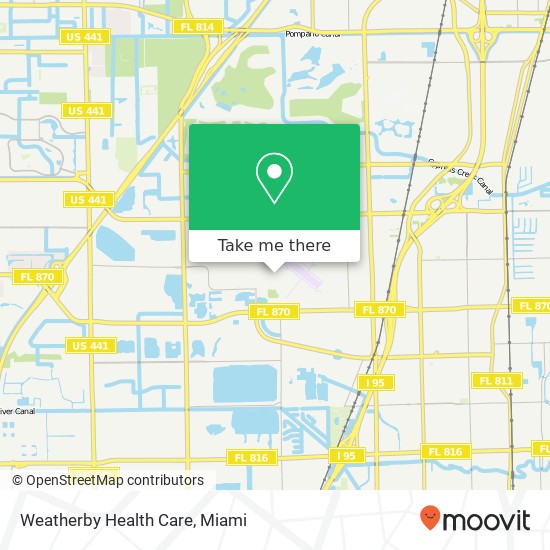 Weatherby Health Care map