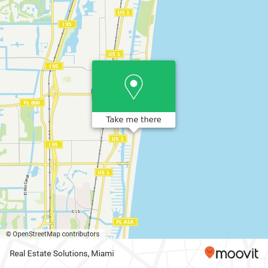 Real Estate Solutions map