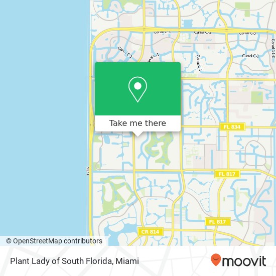 Plant Lady of South Florida map