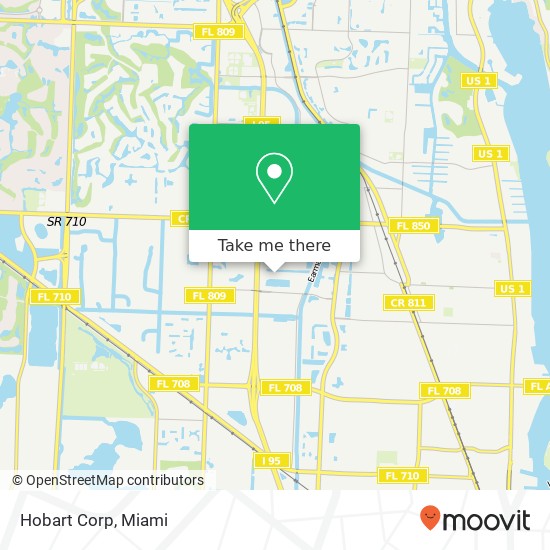 Mapa de Hobart Corp