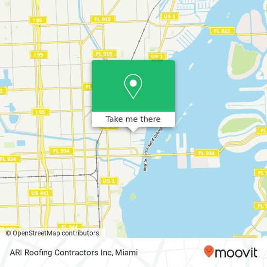 ARI Roofing Contractors Inc map