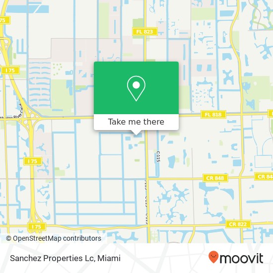 Sanchez Properties Lc map