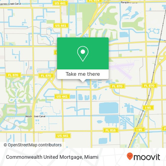 Commonwealth United Mortgage map