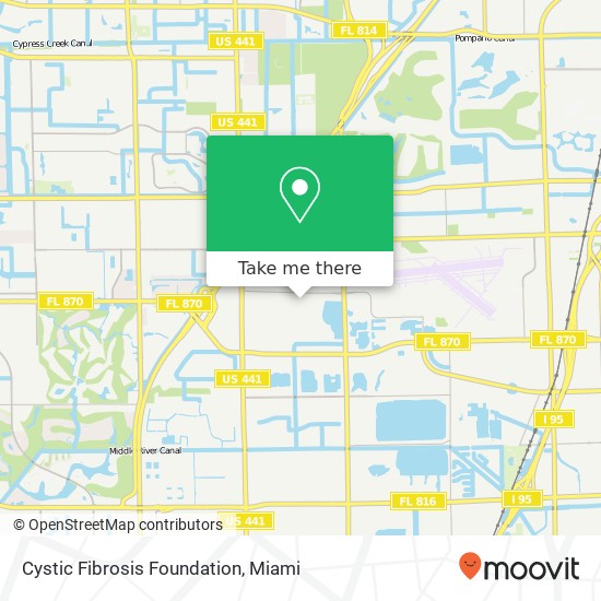 Mapa de Cystic Fibrosis Foundation