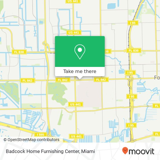 Badcock Home Furnishing Center map