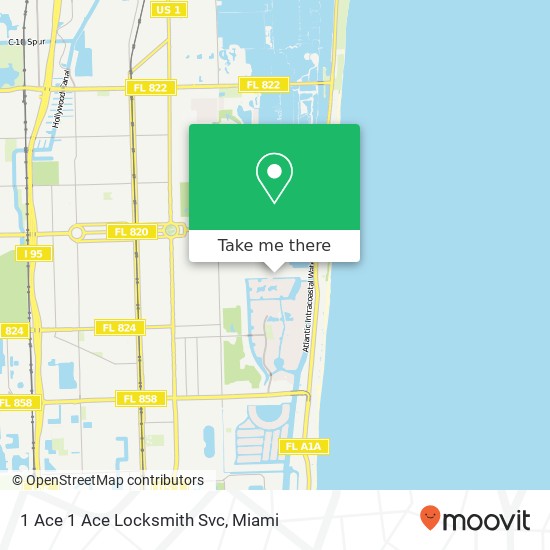 1 Ace 1 Ace Locksmith Svc map