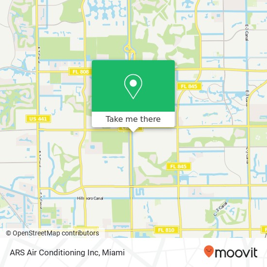 ARS Air Conditioning Inc map