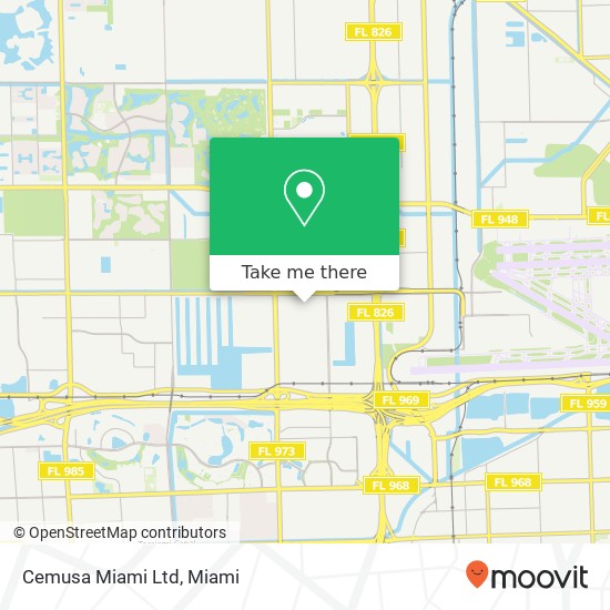 Mapa de Cemusa Miami Ltd