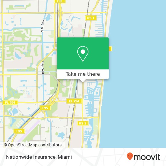 Nationwide Insurance map