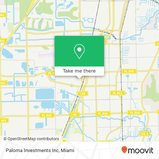 Mapa de Paloma Investments Inc
