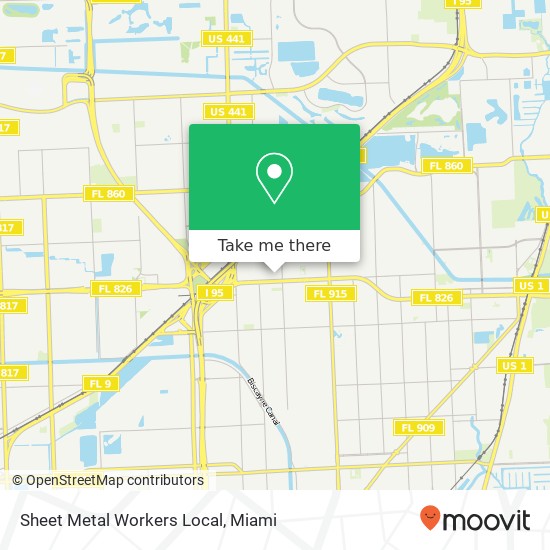 Mapa de Sheet Metal Workers Local