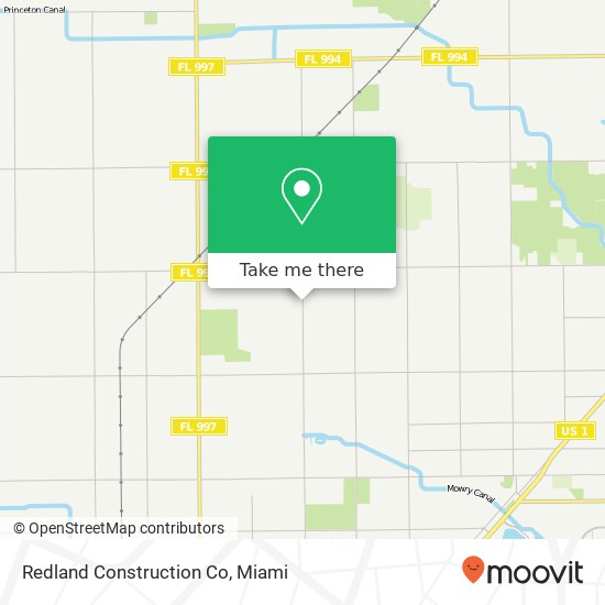 Redland Construction Co map