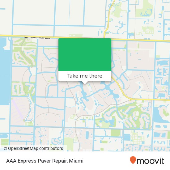AAA Express Paver Repair map