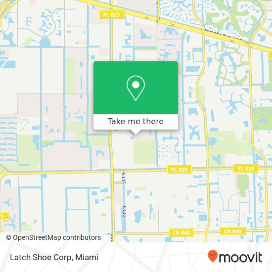 Mapa de Latch Shoe Corp