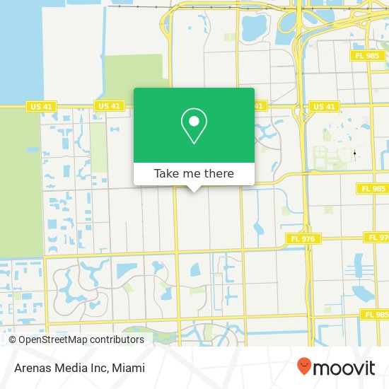 Arenas Media Inc map