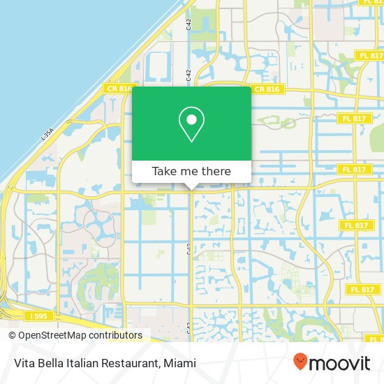 Mapa de Vita Bella Italian Restaurant