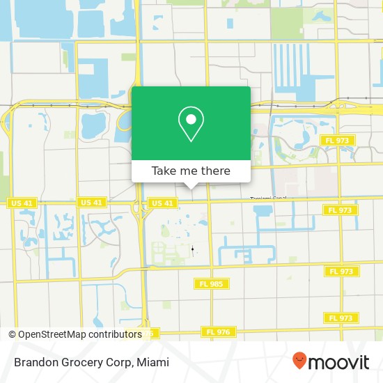 Brandon Grocery Corp map