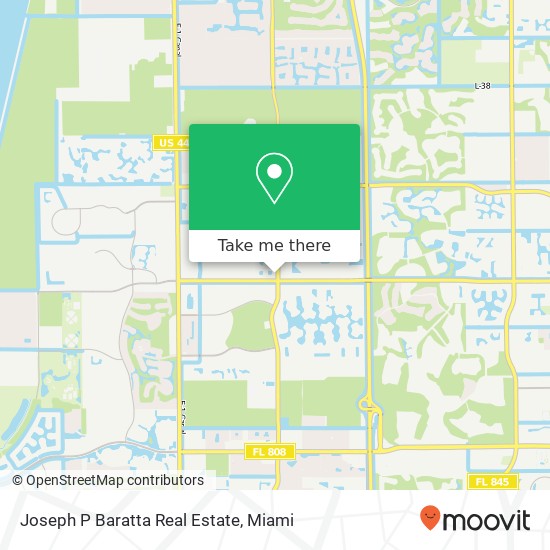 Joseph P Baratta Real Estate map