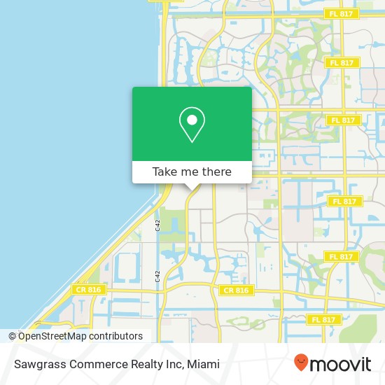 Sawgrass Commerce Realty Inc map