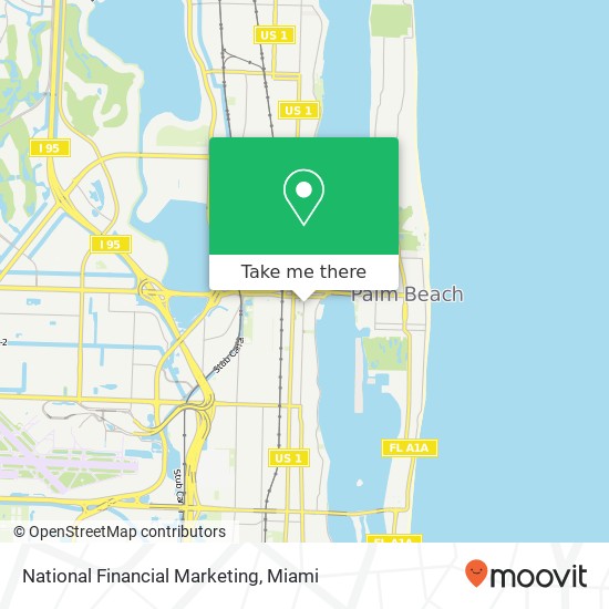 National Financial Marketing map