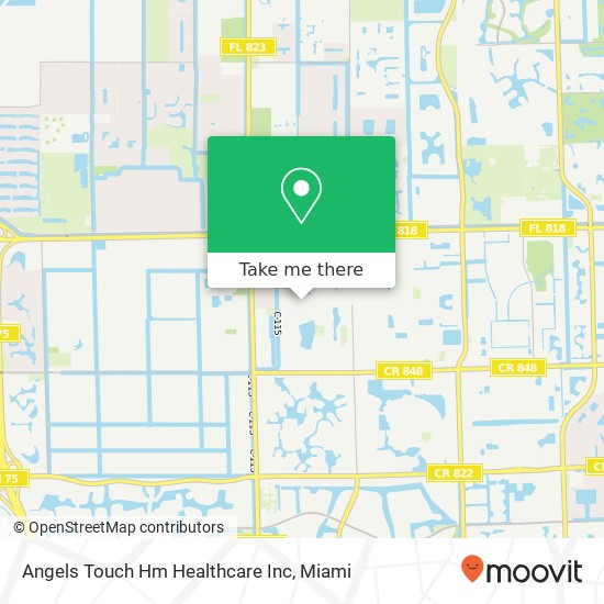 Mapa de Angels Touch Hm Healthcare Inc