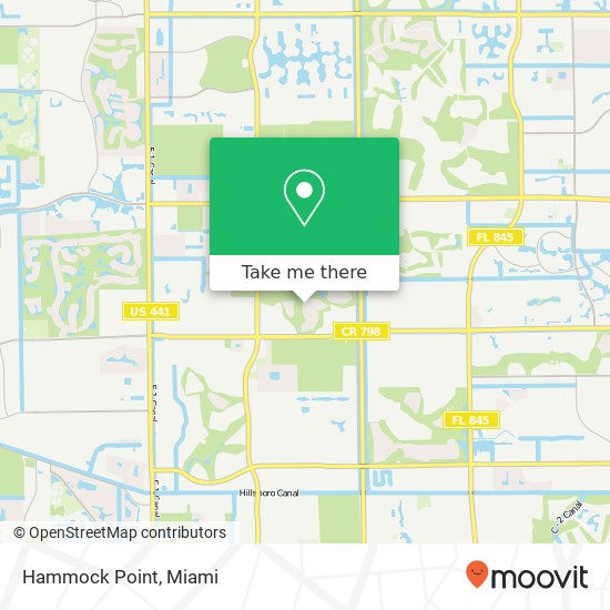 Hammock Point map