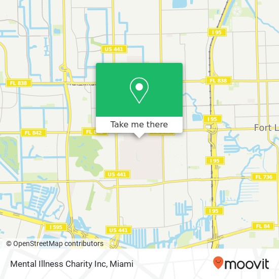 Mental Illness Charity Inc map