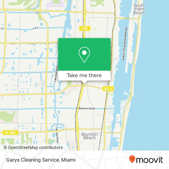 Mapa de Garys Cleaning Service