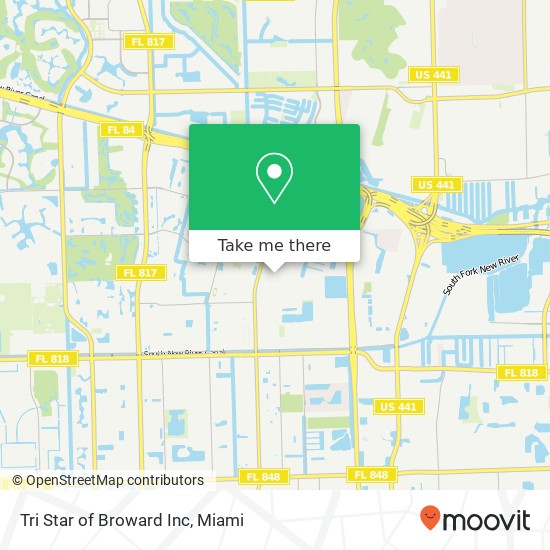 Mapa de Tri Star of Broward Inc