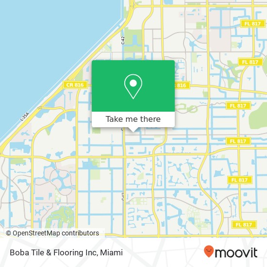Boba Tile & Flooring Inc map