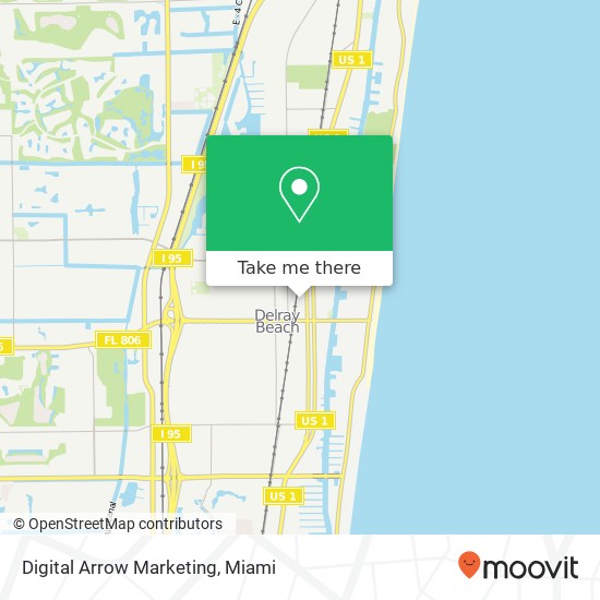 Digital Arrow Marketing map