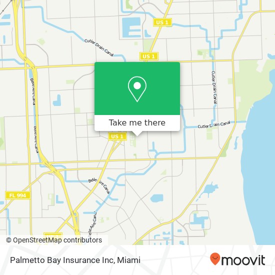 Mapa de Palmetto Bay Insurance Inc