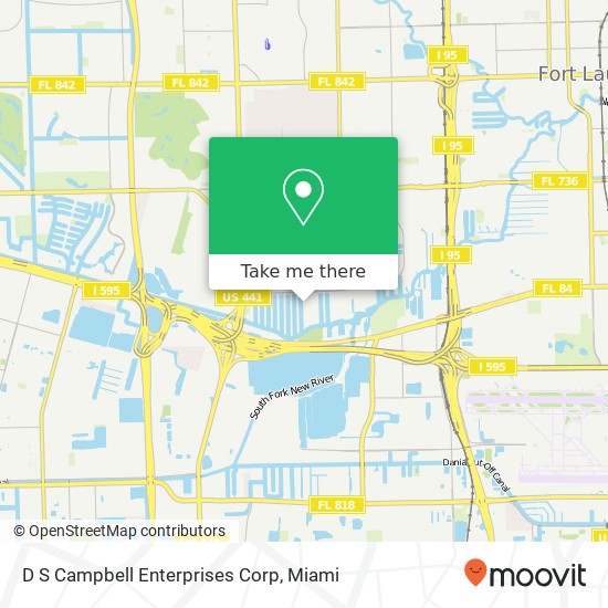 D S Campbell Enterprises Corp map