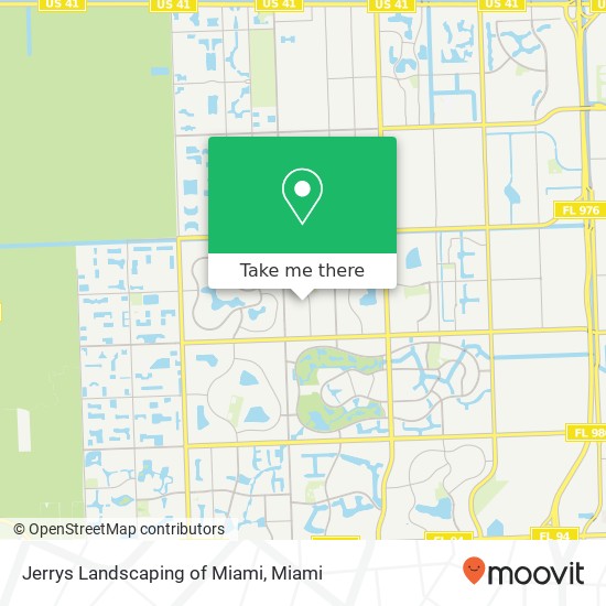 Mapa de Jerrys Landscaping of Miami